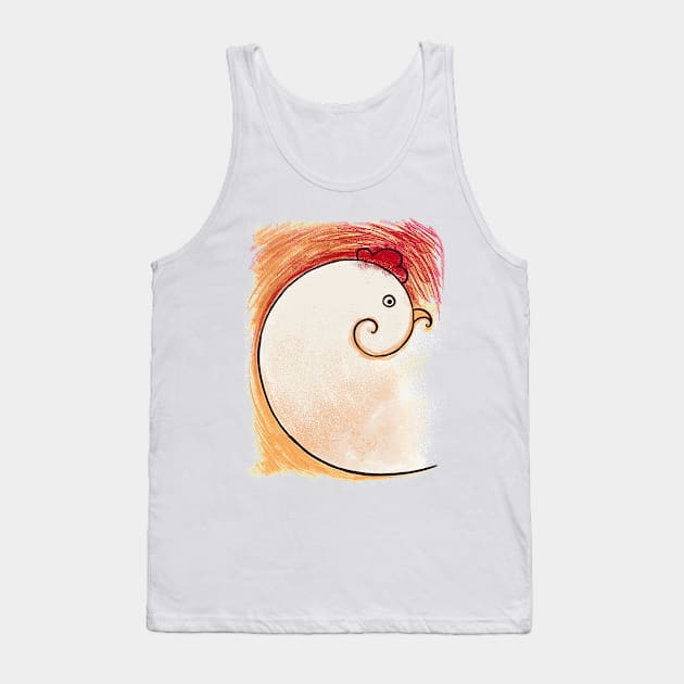 Fibonacci Chicken Tank Top by njonestees